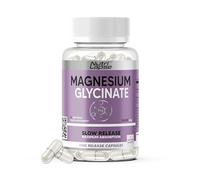 Magnesium Glycinate 120 Capsules - High Strength, Granular Technology, Sustained Slow Release for Maximum Absorption - 2400mg Delivering 340mg Elemental Magnesium per Serving