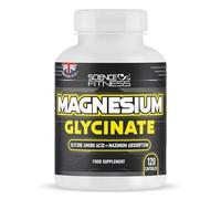 Magnesium Glycinate,120 Capsules of Magnesium Bisglycinate 1500mg per Serving, Maximum Absorption, Made in the UK-Science Fitness