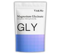 Magnesium Glycinate 1500mg - 300mg Elemental Magnesium - Up to 4 Month Supply - 120 Vegan Capsules - Pure Magnesium Bisglycinate,