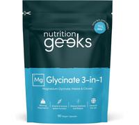 Magnesium Glycinate 3-in-1 Complex 1800mg - Bisglycinate, Citrate & Malate | 90 Vegan Capsules, 384mg Elemental Magnesium UK Made