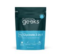Magnesium Glycinate 3-in-1 Complex - 1800mg Supplements as Bisglycinate, Citrate & Malate 90 Vegan Capsules, Triple High Absorption 384mg Elemental,