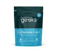 Magnesium Glycinate 3-in-1 Complex - 1800mg Supplements as Bisglycinate, Citrate & Malate 90 Vegan Capsules, Triple High Absorptio