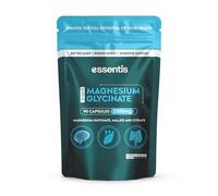 Magnesium Glycinate 3-in-1 Complex 2200mg Triple High-Strength Magnesium Supplements with Bisglycinate, Citrate, Malate 90 Capsules, High Absorption 450mg Elemental Pure Active Ingredient, UK Made