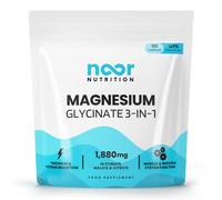 Magnesium Glycinate 3-in-1 High Strength Complex - 1880mg Supplements as Bisglycinate, Malate & Citrate, 400mg Elemental Magnesium - 90 Vegan Capsule