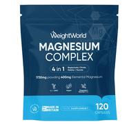 Magnesium Glycinate 4-in-1 Complex - 400mg Elemental - 120 Capsules (2 Months Supply) - 1730mg from Citrate, Bisglycinate, Taurate & Malate - Vegan & Dairy-Free Magnesium Supplements - Made in the UK
