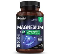 Magnesium Glycinate 4-in-1 Complex 2000mg - High Strength Magnesium Supplements - Bisglycinate,Citrate, Malate, Oxide - 360 Capsules 449mg Elemental