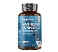 Magnesium Glycinate 4-in-1 Complex - 400mg Elemental Mg - 180 Capsules