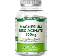 Nature's Truth Magnesium Bisglycinate 500mg 60 Tablets