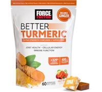 Magnesium Glycinate Ashwagandha Collagen Gummies Turmeric Smarter Greens Beetroot Nitrate Chews Superfood Complex 60 Gummies (60 Soft Chews, Better Turmeric Fruit Splash)