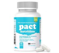 Magnesium Glycinate Capsules 8-in-1 with Citrate & Malate - 60 Vegan Caps | Triple Magnesium Complex with Bisglycinate, Citrate & Malate | Zinc, Copper, Vitamin D3, B6 & Black Pepper