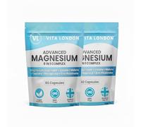 Magnesium Glycinate Complex 6 in 1 with Citrate, Malate, Taurate, Phosphate & Zinc Picolinate | Magnesium Supplements for Women & Men | 120 Capsules 1475mg (Not Tablets, Gummies or Powder)