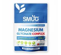 Magnesium Glycinate Complex British Made 60 Capsules 5-in-1 by SMUG Supplements