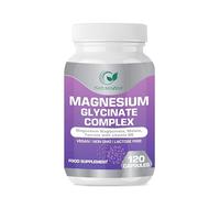 Magnesium Glycinate Complex, Magnesium Bisglycinate, Malate, Taurate with Vitamin B6, Non-GMO, Lactose Free, Muscle, Energy & Sleep Support, 120 Vegan Capsules
