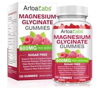 Magnesium Glycinate Gummies - 120 Count High Absorption Magnesium Complex for Sleep, Calm & Relaxation Support | Gluten-Free Supplements for Men, Women & Family