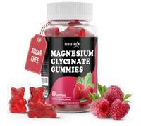 Magnesium Glycinate Gummies (400mg / Serving) - Sugar-Free Magnesium Gummies for Women & Men, Muscle, Nerve, Bone & Heart Support, Relaxation & Sleep Support - 30 Servings