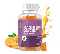 Magnesium Glycinate Gummies 600mg | Advanced Complex with Elemental Magnesium, Calcium 500mg, Vitamin D3, CoQ10 & Black Pepper | 60 Gummies - 30 Day Supply | Supports Muscle, Bone & Relaxation
