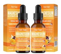 Magnesium Glycinate Liquid 120ml - Mango & Passion Fruit Flavour | Supa Supps Magnesium Glycinate 3-in-1 Complex | Fast Absorption | Premium Pure Formula, Easy-to-Take Supplement for Daily Balance