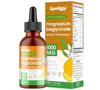 Magnesium Glycinate Liquid Drops 1000mg - High Absorption Bisglycinate with Liposomal Micelle Technology, Vegan, Stomach-Friendly, Lemon Flavour, 60ml