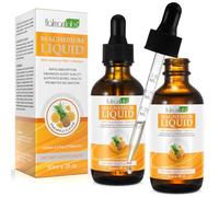 Magnesium Glycinate Liquid Drops Liquid Magnesium Complex with Glycinate,Taurate,Cellulose Fiber,Bromelain,Vitamin B6,C,D and Zinc Pineapple
