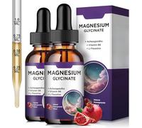 Magnesium Glycinate Liquid Drops Supplement Stress Relief, Bone, Muscle