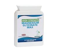 Magnesium Glycinate Magnesium Citrate Magnesium B-Glycinate 3-in-1 Max Supplement, High Strength, 60 Vegetarian Capsules