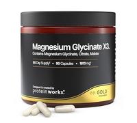 Magnesium Glycinate X3 - Gold Innovation, 3-in-1 Complex, 1800mg Triple Strength Bisglycinate, Citrate & Malate, Electrolyte Balance, Combats Fatigue, Calming for Sleep, 90 Capsules | Protein Works