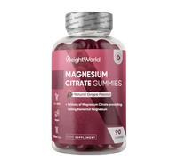 Magnesium Gummies - 90 Gummies - 45 Days Supply - Natural Grape Flavour