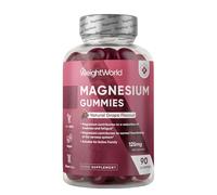 Magnesium Gummies - 90 Gummies - 45 Days Supply - Natural Grape Flavour - Citrate Form for Easy Absorption - Vegan-Freindly, Gluten-Free & Dairy-Free - Travel-Friendly Magnesium Supplements