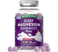Magnesium Gummies for Sleep | Magnesium Citrate | 60 Vegan Gummies - Two Month Supply | Berry Flavour | by Nature's Truth