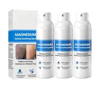 Magnesium Herbal Psoriasis Spray, Magnesium Herbal Soothing Spray, Gentle Moisturizing for All Skin Types (3pcs)