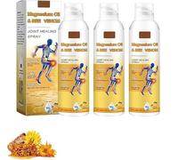 Magnesium Joint Spray, Magnesium Oil & Bee Venom Joint Healing Spray,Effective Relief,Magnesium Oil and Bee Venom Joint Spray,Magnesium Oil Joint Spray for Muscle and Joint Recovery (3 pcs)