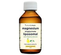 Magnesium Liposomal | with Vitamins D3 & K2 | Magnesium Bisglycinate | for Children & Adults | Highly Absorbable Liquid Supplement | Lemon & Elderflower Flavour | 30-Day Supply | 150ml