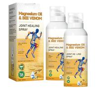 Magnesium Oil,2PCS Arthritis Pain Relief Spray,Muscle Pain Relief Serum,Shoulder & Arm & Back & Leg,Effectively Reduce Joint Pain,Soothing Magnesium Joint Spray,Bee Venom Joint for Women & Men-60ML*2