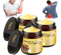 Magnesium Oil & Bee Relief Bone Healing Cream, Joint & Bone Crem, Leg Cramps, Bee Cream for Muscle and Joint Recovery (3 Pcs)