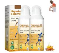 Magnesium Oil Bee Venom Joint Care S-pray, Magnesium Oil & Bee Venom Joint Healing Spray, Magnesium Oil Joint Spray, Suitable for Back, Neck, Knee, Hands, Pack of 2