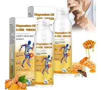 Magnesium Oil & Bee Venom Joint Healing Spray,Bee Venom Pain Relief Spray,Magnesium Joint Spray,Bee Venom Arthritis Spray for Muscle and Joint Recovery (2 Pcs)