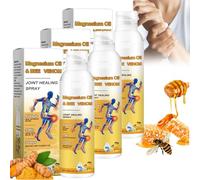 Magnesium Oil & Bee Venom Joint Healing Spray, Ourlyard Magnesium Oil Bee Venom Joint Healing Spray, Lovilds Bee Venom Joint Healing Spray, For Neck, Hands, Knee, Natural (3pcs)