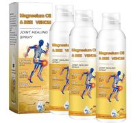 Magnesium Oil & Bee Venom Joint Spray,3PCS Magnesium Joint Spray,Knee & Shoulder & Arm&Leg,Bee Venom Joint Relief Spray 60ML,Quickly Sooth & Easy to Use,Reduce Muscle Soreness for Women & Men
