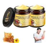 Magnesium Oil Bee Venom Pain Relief Bone Healing Cream, Professional Joint and Bone Healing Cream for Neck, Lower Back, Back of Hands, feet and Legs Pain Relief