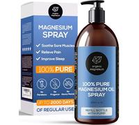 Magnesium Oil for Sleep 1000ml - 100% Natural Ultra Pure Magnesium Oil | Topical Magnesium Foot Spray Refill Bottle for Restless Legs and Muscle Cramp Relief, from Ancient Zechstein Seabed