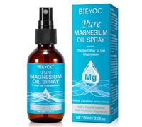Magnesium Oil Spray, 100% Pure Magnesium Oil for Feet, Magnesium Spray for Sleep, Quick Absorption with Magnesium Chloride, 60ml