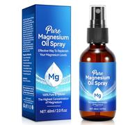 Magnesium Oil Spray,100% Pure Topical Magnesium Oil Spray,Gluten Free,Magnesium Body Spray for Feet and Sleep,Effective and Safe(2 Fl.Oz)