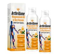 Magnesium Oil Spray,2PCS Instant Joint Relief Spray, Magnesium Oil for Feet,Bee Venom Joint Relief Serum,Quicly Relief & Easy to Use,for Joints and Aching Muscles，Absorb Quickly