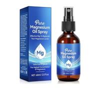 Magnesium Oil Topical Spray 60ml - Natural High Strength, Relaxation, Sleep Support, Muscle Recovery, Leg Cramp & Joint Pain Relief