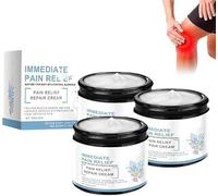 Magnesium Pa-in Relief Cream, Professional Joint and Bone Therapy Gel, Magnesium Relief Healing Cream, Natural Joint Gel Effective Relief for Back, Neck, Hands, Knee (3pcs)