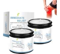 Magnesium Pain Relief Cream - Natural Joint & Muscle Support with Turmeric & Honey - Fast-Absorbing Gel for Back, Neck, Hands & Knees - Moisturising & Non-Greasy Formula (240G)