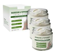 Magnesium Pain Relief Cream, Natural Joint Relief Gel, Lightweight Non-Greasy Texture, Soothing Massage Cream for Relaxation and Comfort, Effective Relief for Back, Neck, Hands, Knee (3PCS)