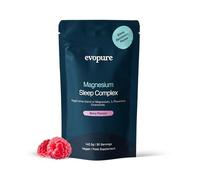 Magnesium Powder for Sleep - High Absorption Pure Magnesium Complex (Glycinate & Citrate) - 30 Servings, by Evopure