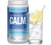Magnesium Powder Supplement | Calm Relaxing Drink Mix | 100 Servings | High Strength Magnesium Carbonate | for Women & Men | Vegan & Unflavoured | 400g | Natural Vitality