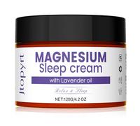 Magnesium Sleep Cream: Topical Magnesium Cream for Restless Legs Syndrome Relief with Magnesium Chloride Long Lasting Moisturizing Lavender Oil for Leg Cramps Pain Safe for Kids 120g/4.2oz